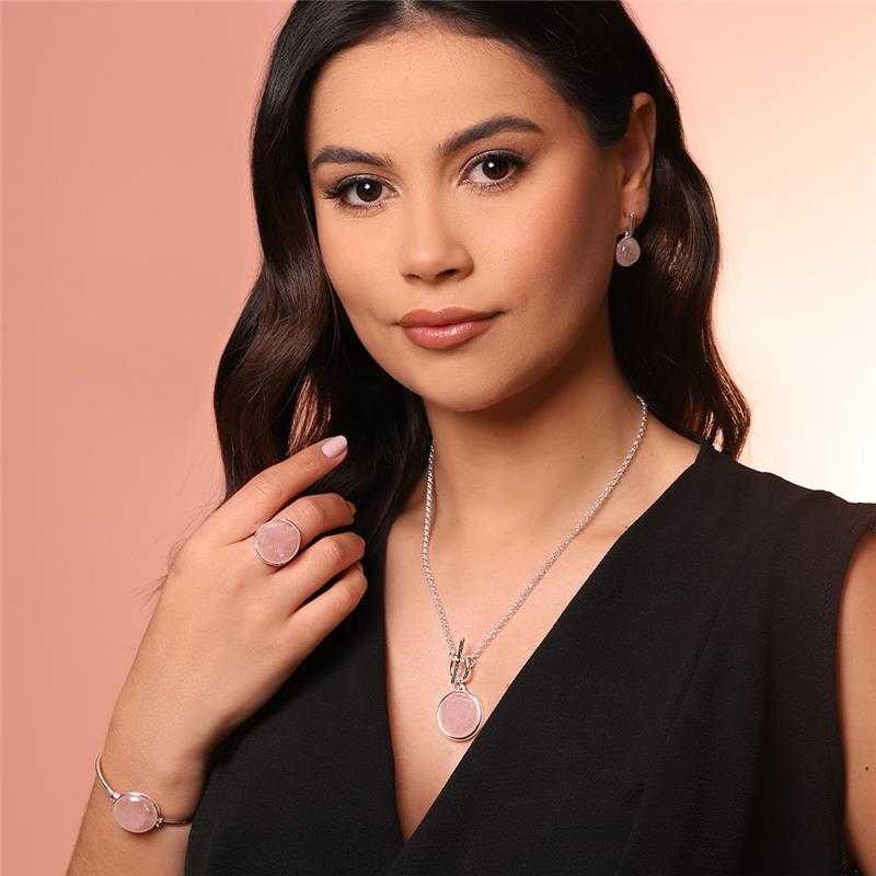 ANEL FOLHEADO A PRATA COM EFEITO PEROLADO