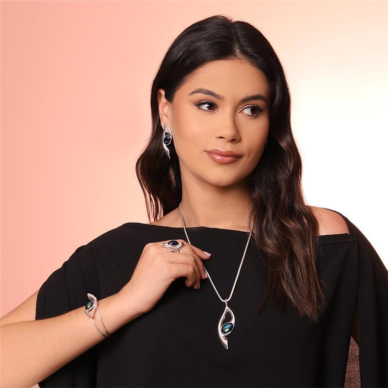 ANEL FOLHEADO A PRATA