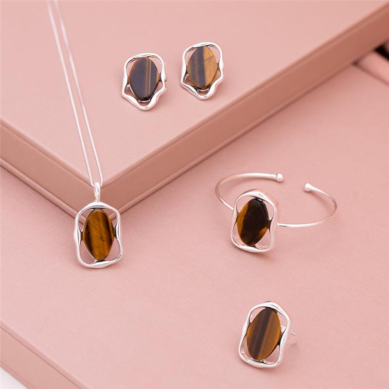 ANEL FOLHEADO A PRATA