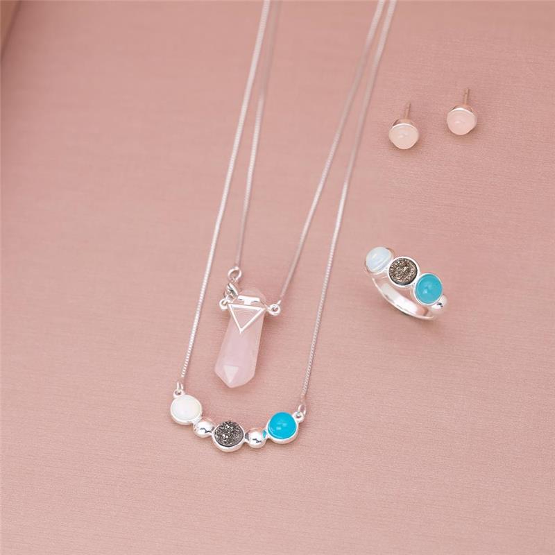 ANEL FOLHEADO A PRATA