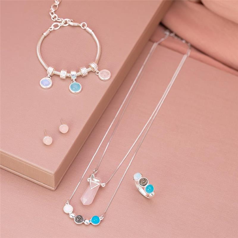 ANEL FOLHEADO A PRATA