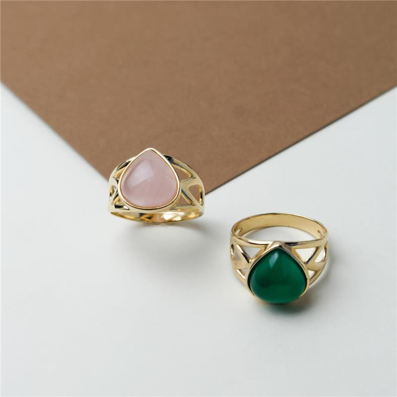 ANEL FOLHEADO A OURO