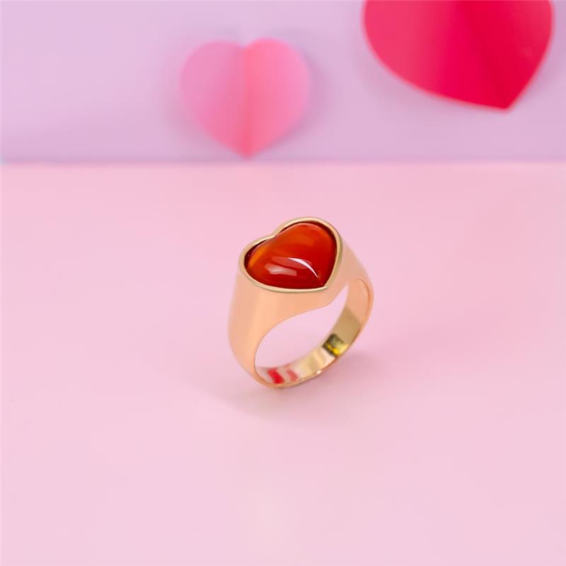 ANEL FOLHEADO A OURO