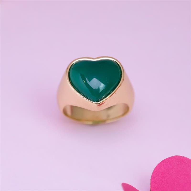 ANEL FOLHEADO A OURO