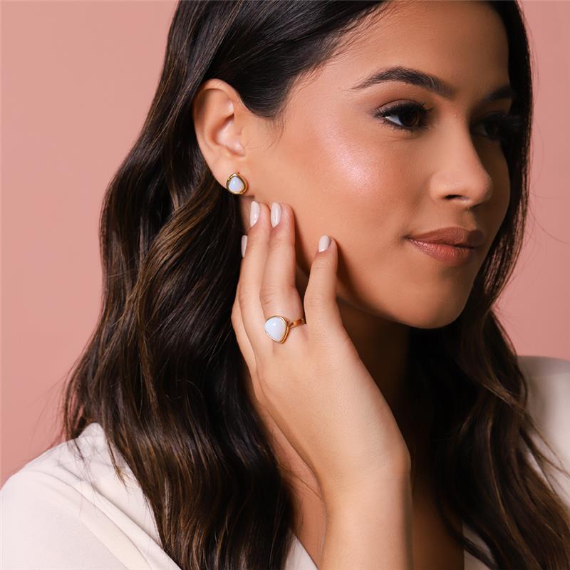 ANEL FOLHEADO A OURO