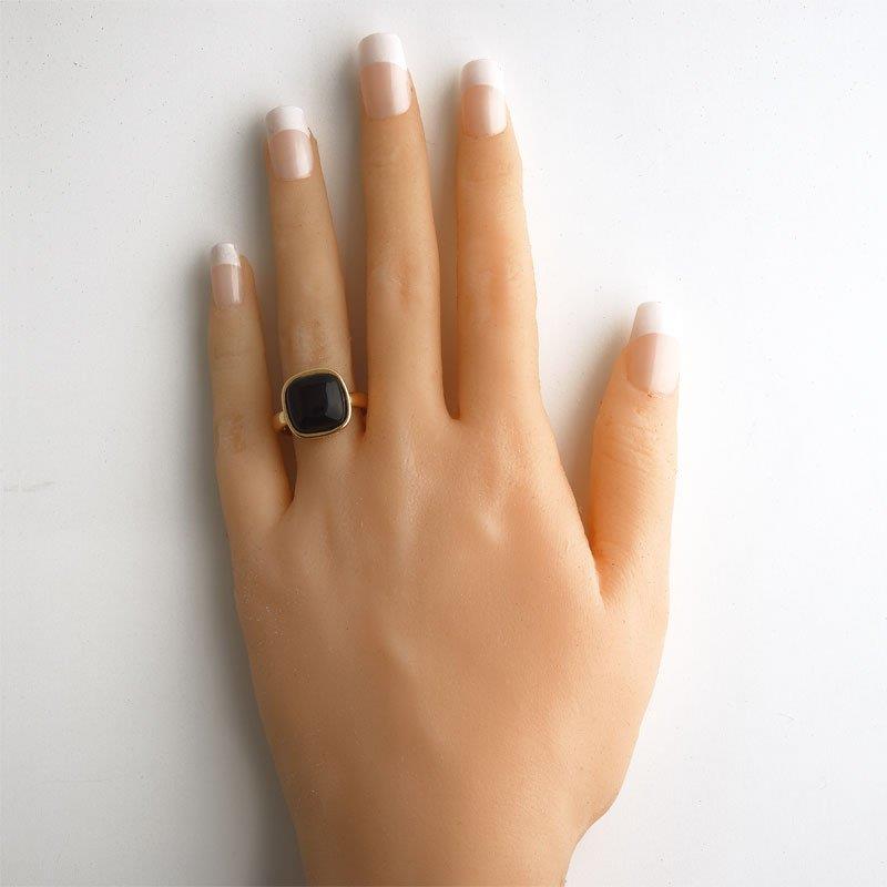 ANEL FOLHEADO A OURO