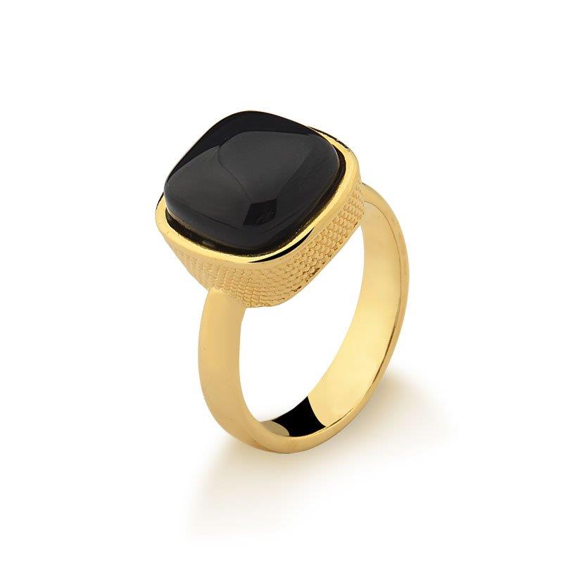 ANEL FOLHEADO A OURO