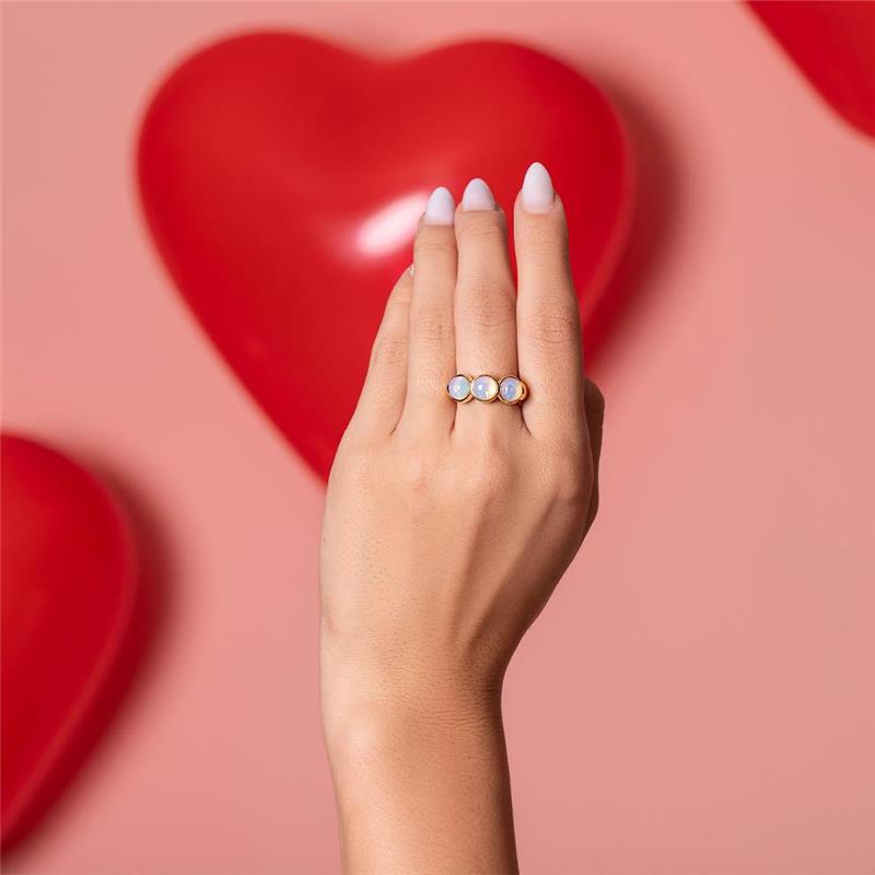 ANEL FOLHEADO A OURO