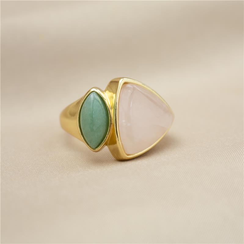 ANEL FOLHEADO A OURO