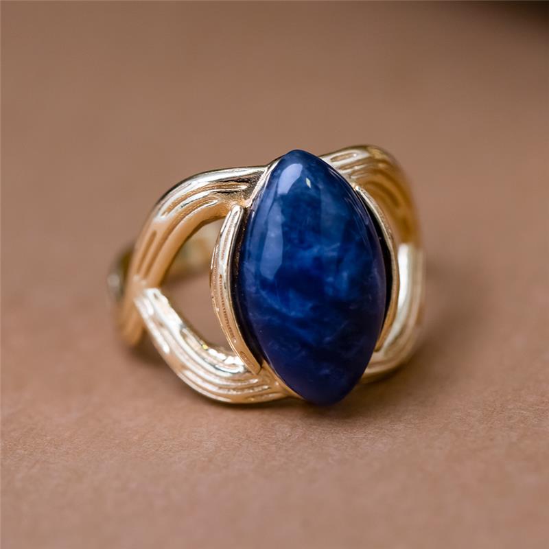 ANEL FOLHEADO A OURO