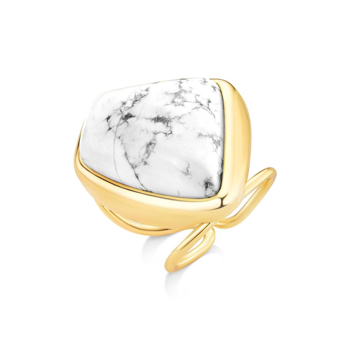 ANEL FOLHEADO A OURO