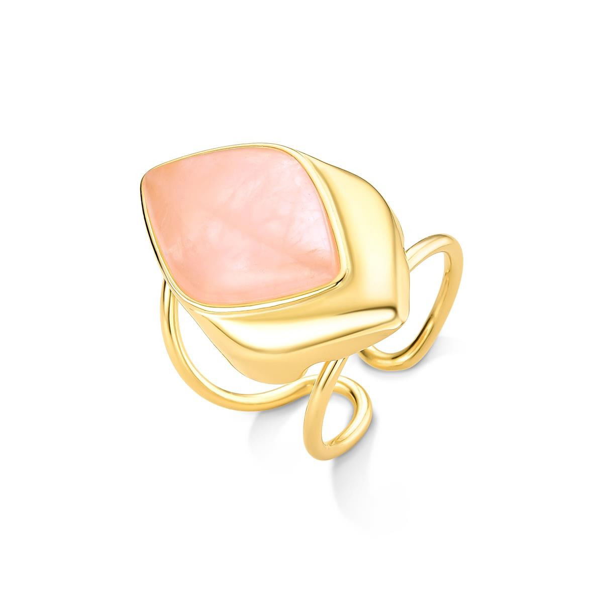 ANEL FOLHEADO A OURO