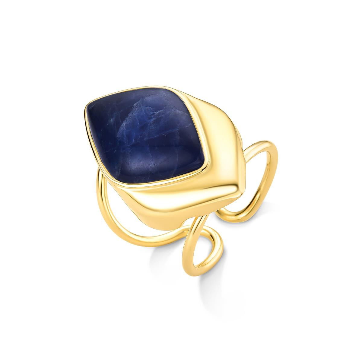 ANEL FOLHEADO A OURO