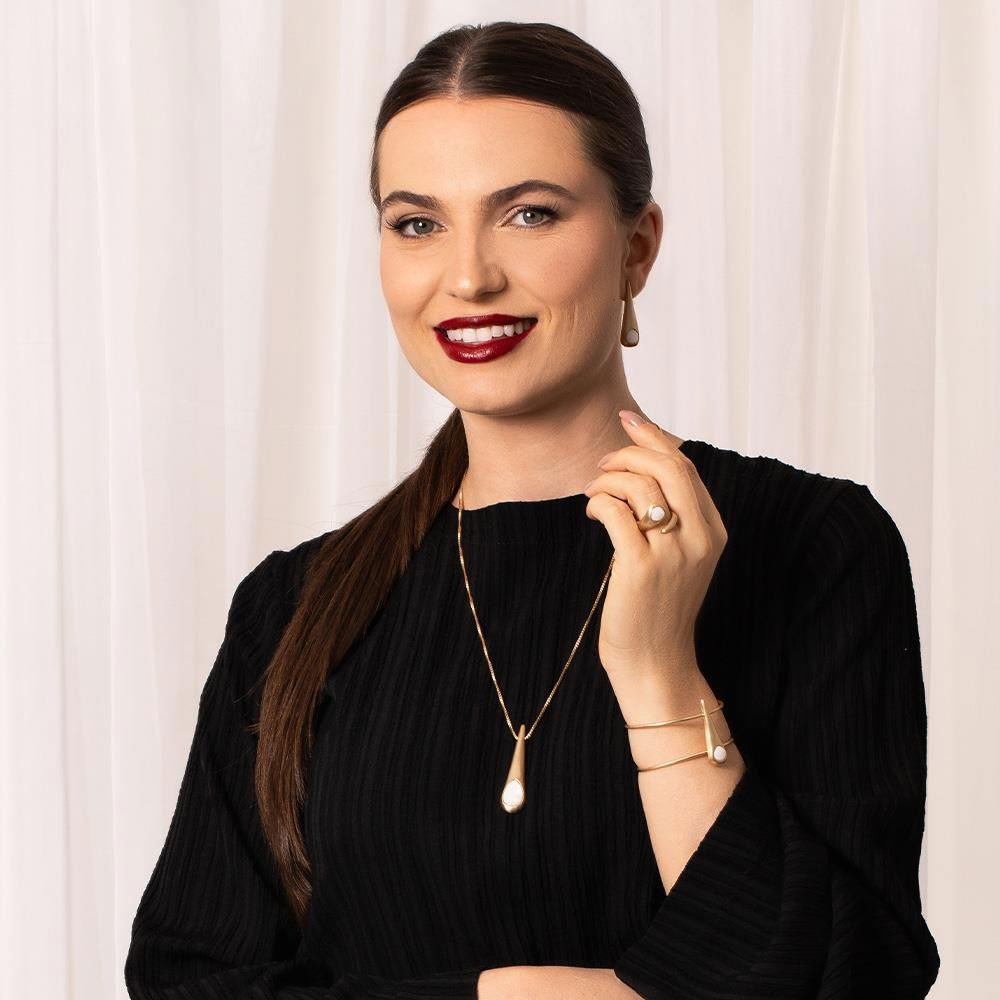 ANEL FOLHEADO A OURO