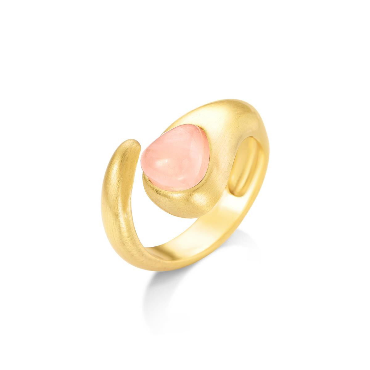 ANEL FOLHEADO A OURO