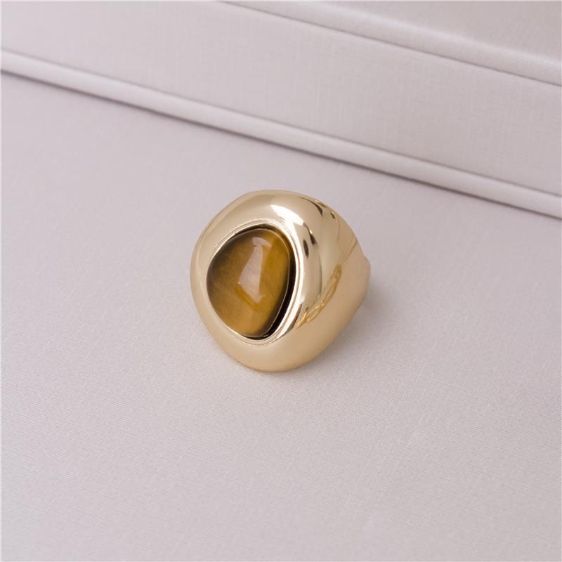 ANEL FOLHEADO A OURO