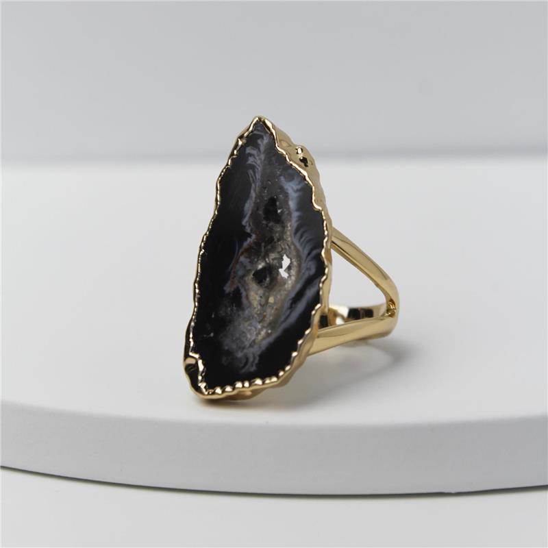 ANEL FOLHEADO A OURO