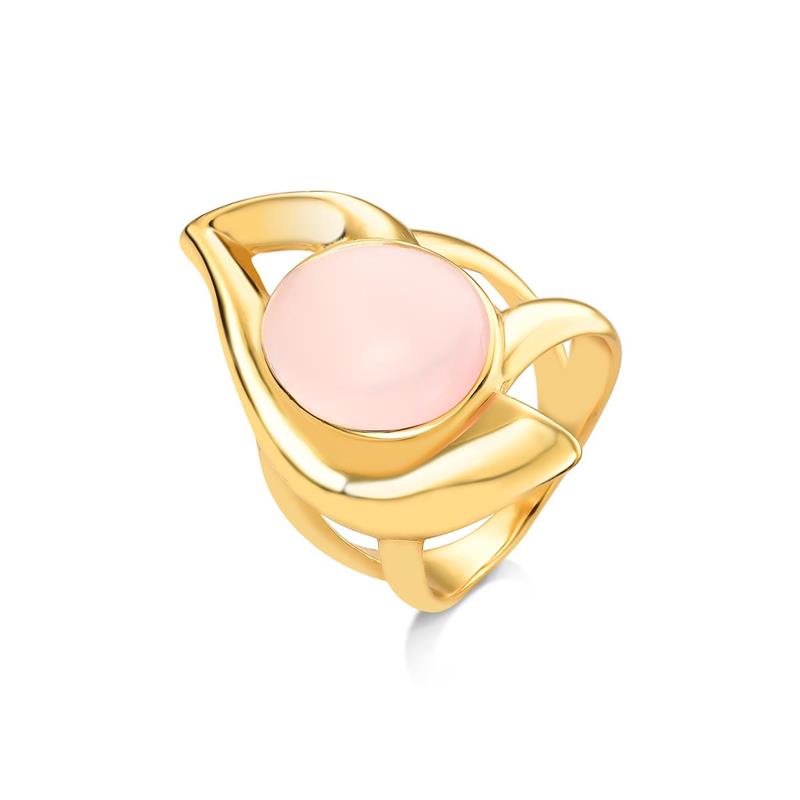 ANEL FOLHEADO A OURO