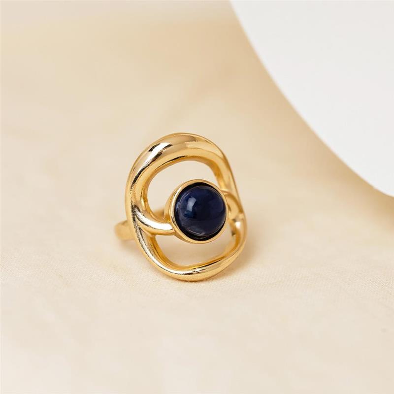 ANEL FOLHEADO A OURO