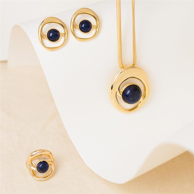 ANEL FOLHEADO A OURO