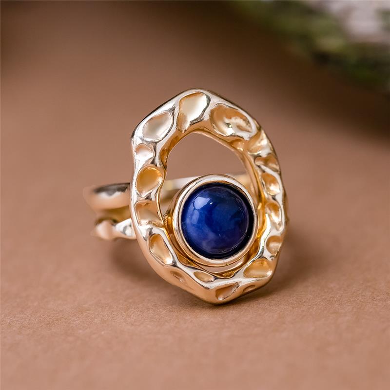 ANEL FOLHEADO A OURO