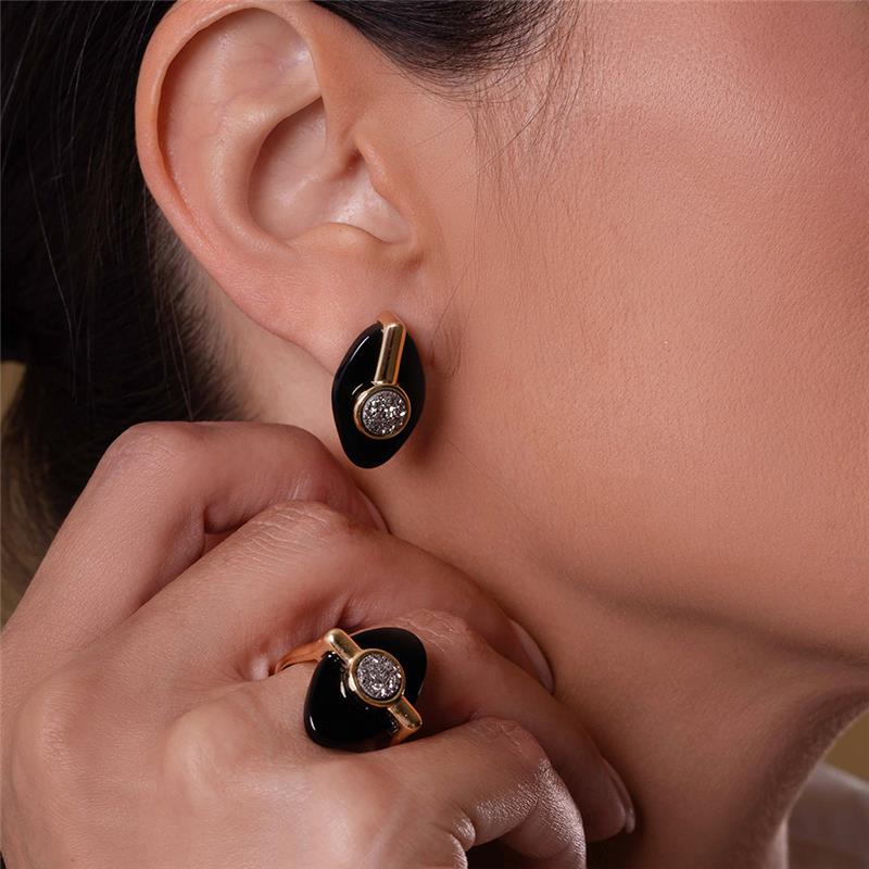 ANEL FOLHEADO A OURO