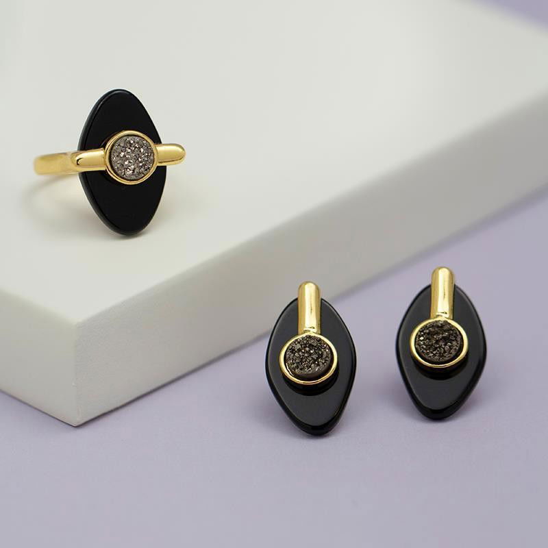 ANEL FOLHEADO A OURO