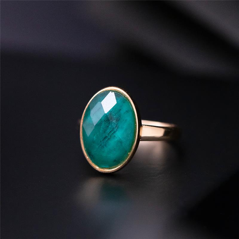 ANEL FOLHEADO A OURO