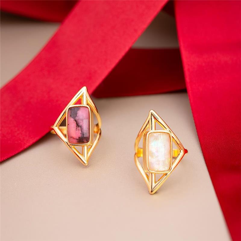 ANEL FOLHEADO A OURO