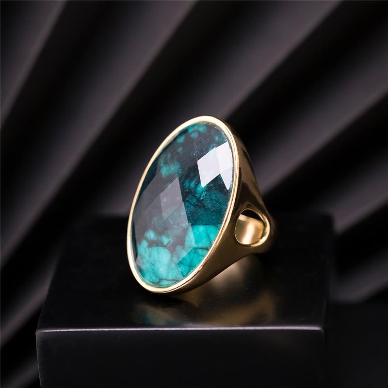 ANEL FOLHEADO A OURO