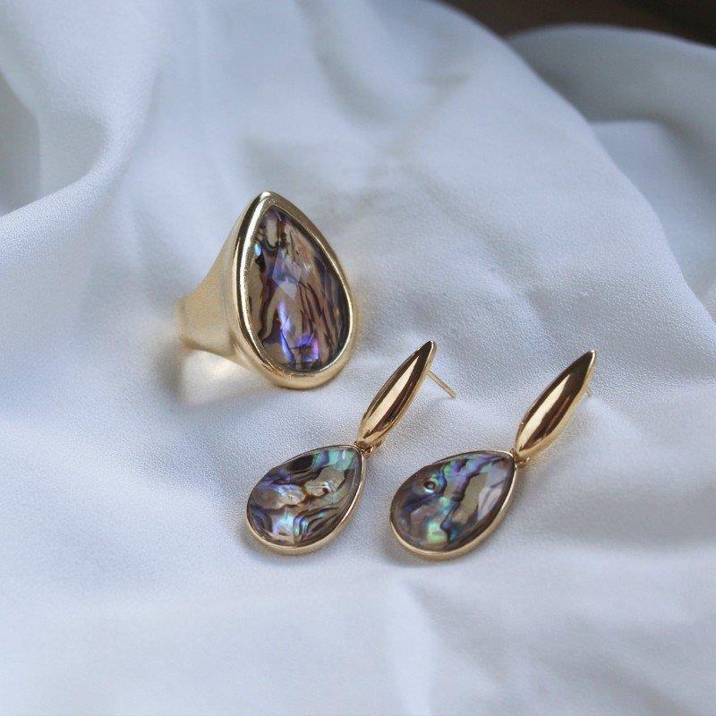 ANEL FOLHEADO A OURO