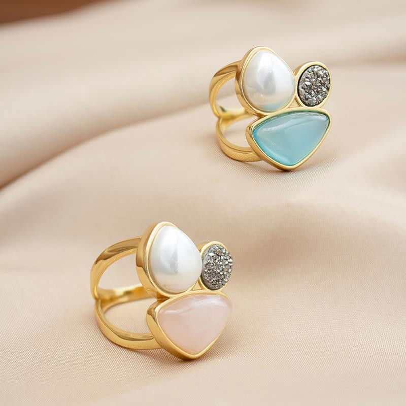 ANEL FOLHEADO A OURO