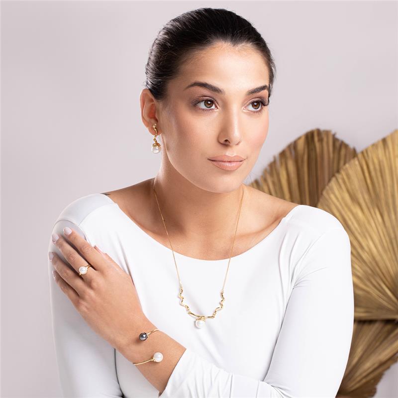 ANEL FOLHEADO A OURO