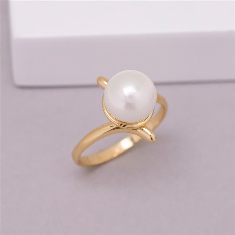 ANEL FOLHEADO A OURO