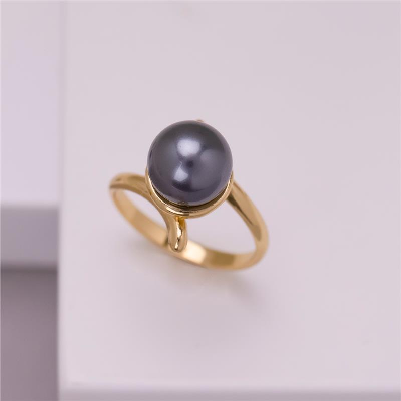 ANEL FOLHEADO A OURO