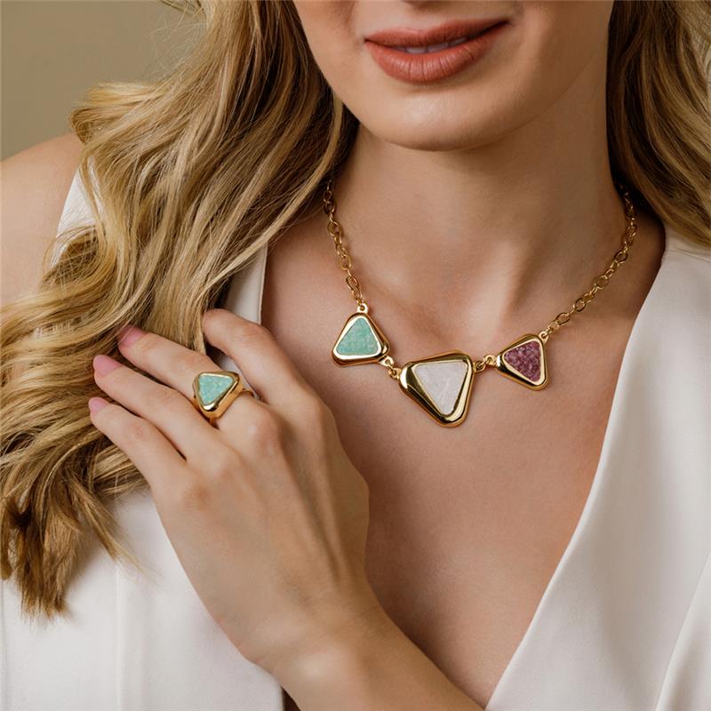 ANEL FOLHEADO A OURO