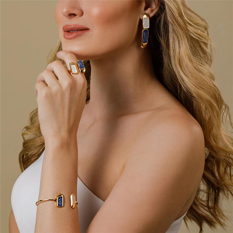 ANEL FOLHEADO A OURO