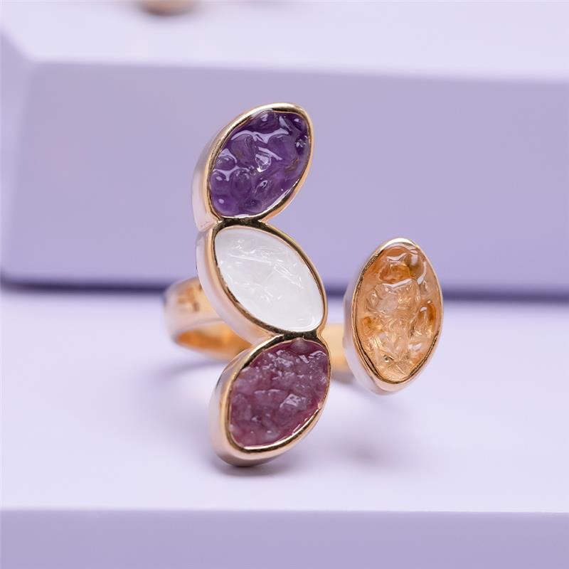 ANEL FOLHEADO A OURO