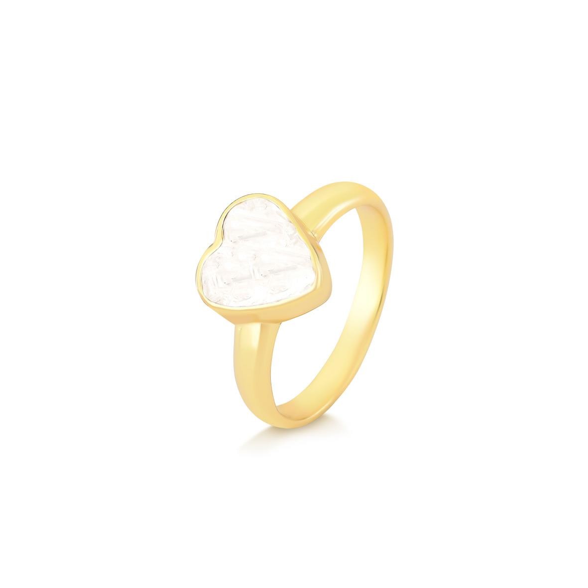 ANEL FOLHEADO A OURO