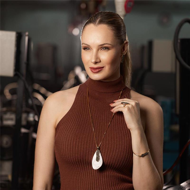 ANEL FOLHEADO A OURO