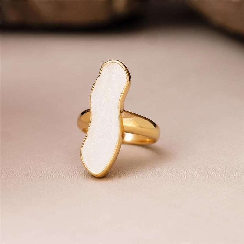 ANEL FOLHEADO A OURO