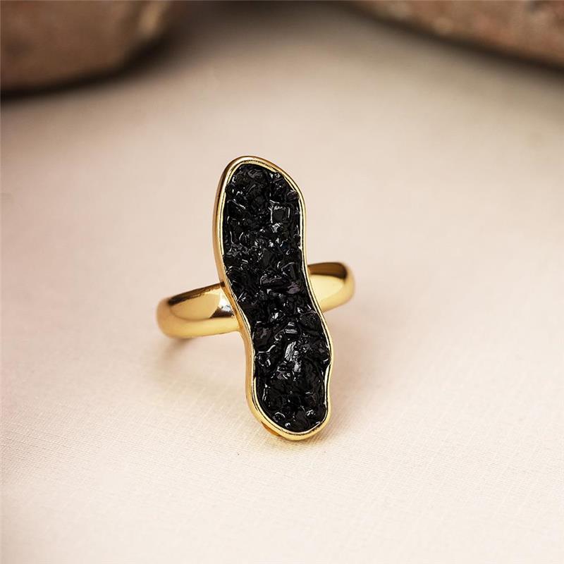 ANEL FOLHEADO A OURO