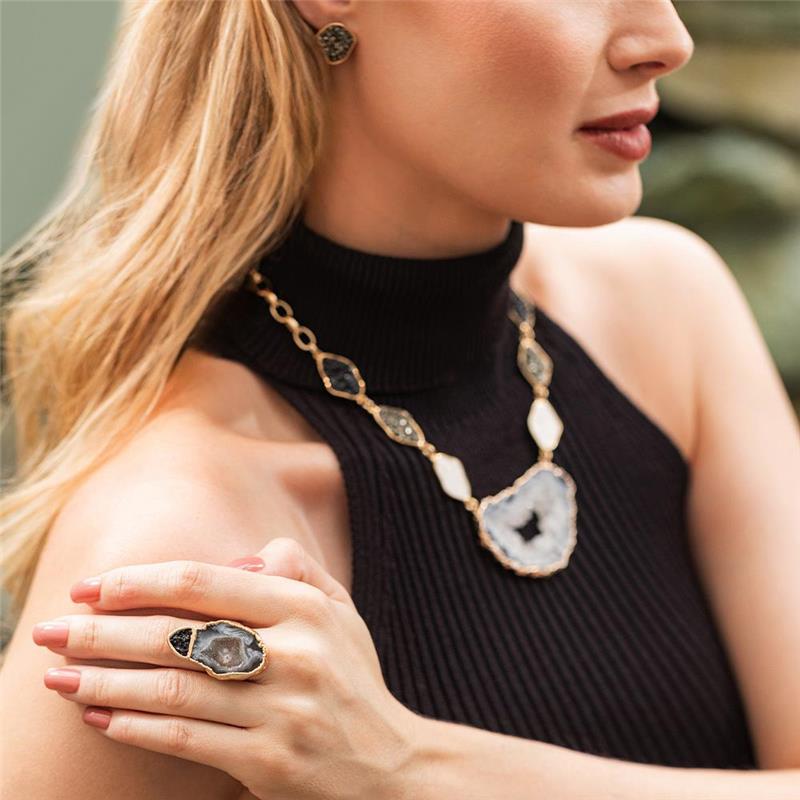 ANEL FOLHEADO A OURO