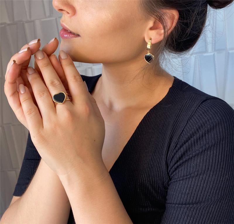 ANEL FOLHEADO A OURO