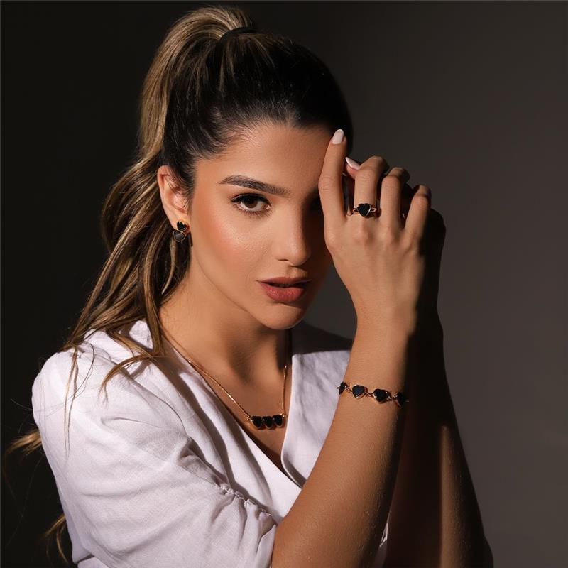 ANEL FOLHEADO A OURO