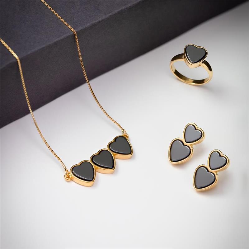 ANEL FOLHEADO A OURO