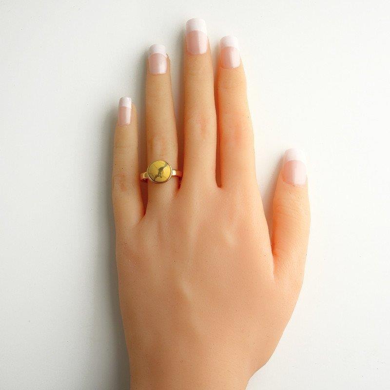 ANEL FOLHEADO RÓDIO