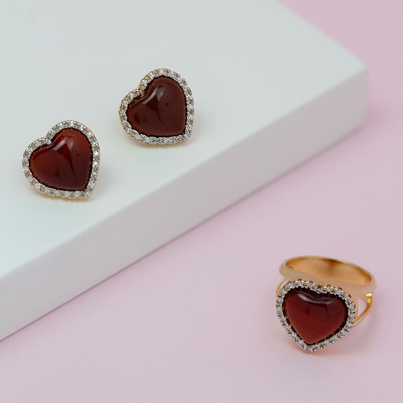 ANEL FOLHEADO A OURO E RÓDIO BRANCO