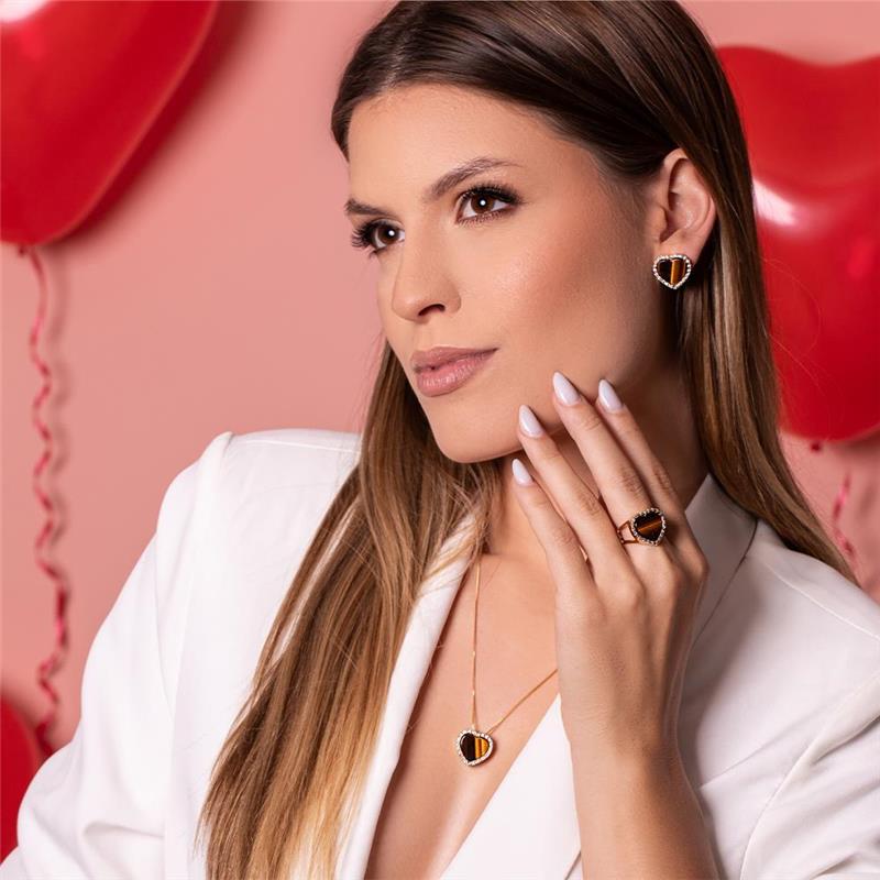 ANEL FOLHEADO A OURO E RÓDIO BRANCO