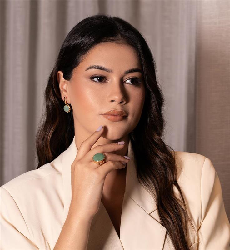 BRINCO FOLHEADO A OURO